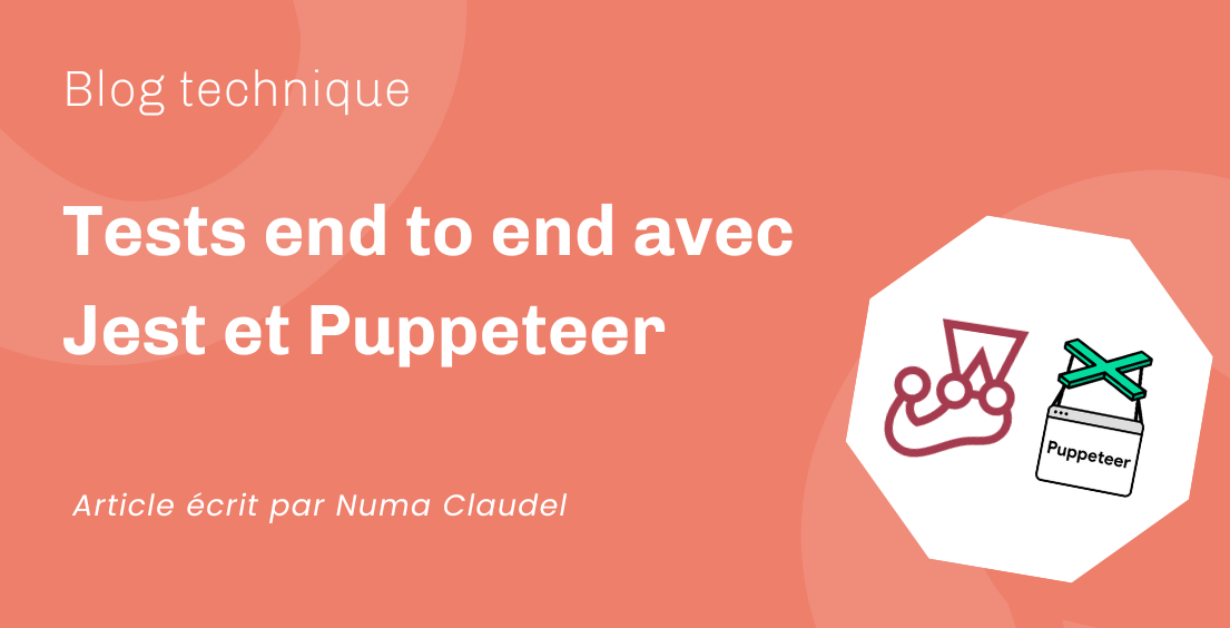 Tests end to end avec Jest et Puppeteer
