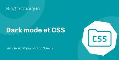 Dark mode et CSS
