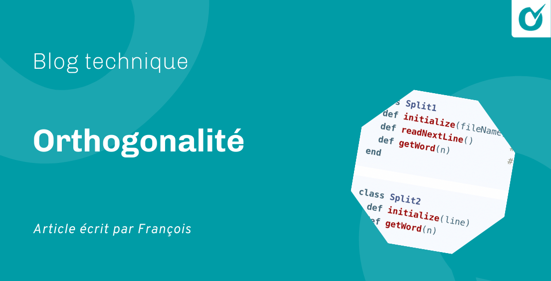 Orthogonalité Orthogonalité