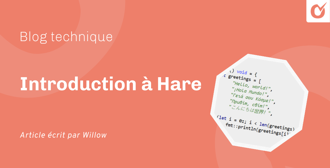 Introduction à Hare Introduction à Hare