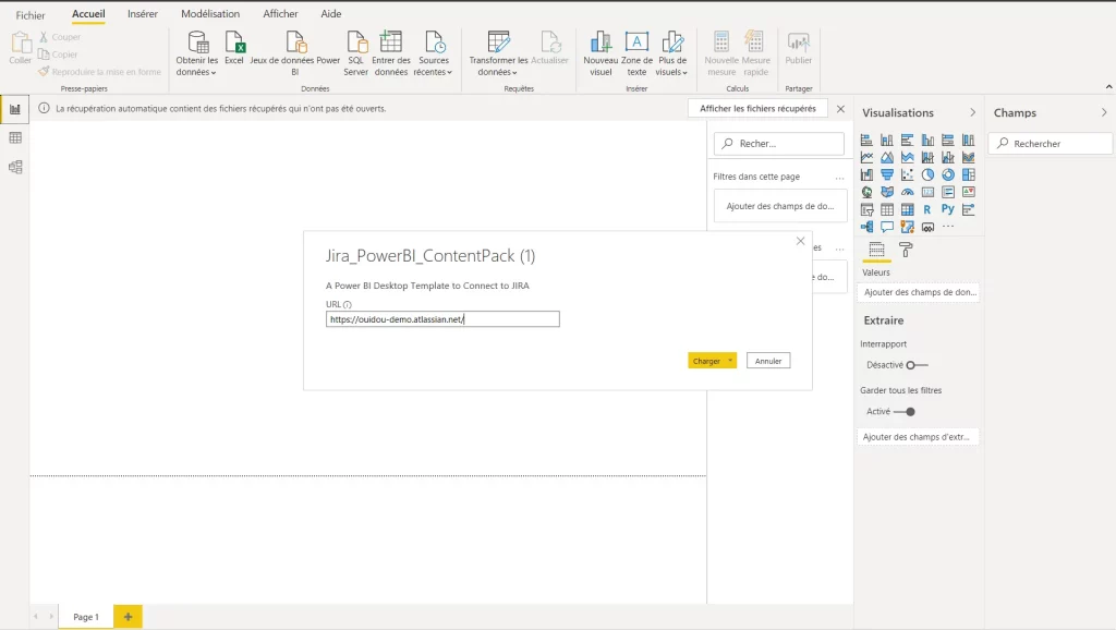 Jira Power BI Content pack