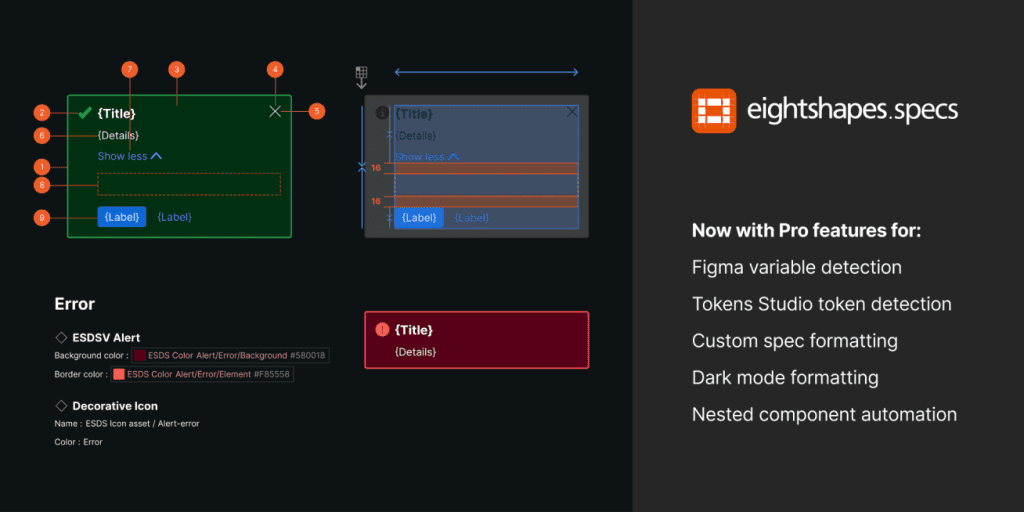 Plugins Figma EightShapes Specs