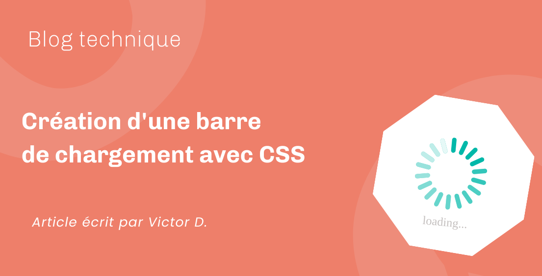 Création d&rsquo;une barre de chargement avec CSS