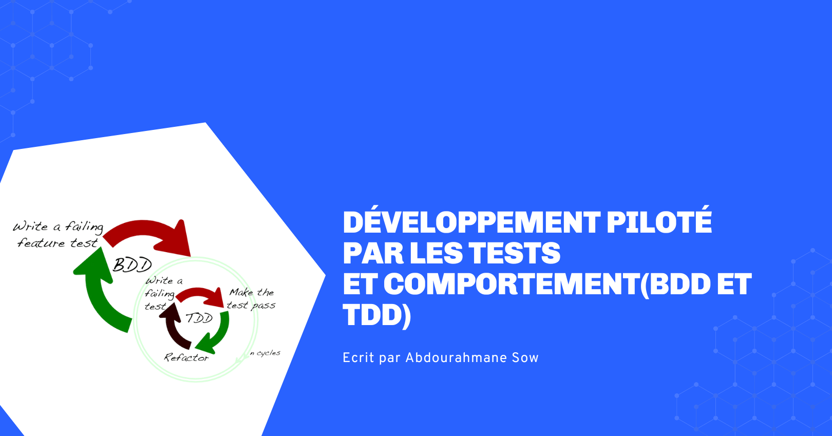 Développement piloté par les tests et comportement (BDD et TDD) Développement piloté par les tests et comportement (BDD et TDD)
