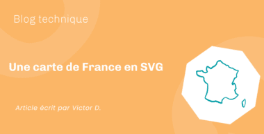 Une carte de France en SVG