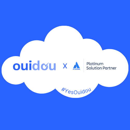 Logo Ouidou x logo Platinum Solution Partner